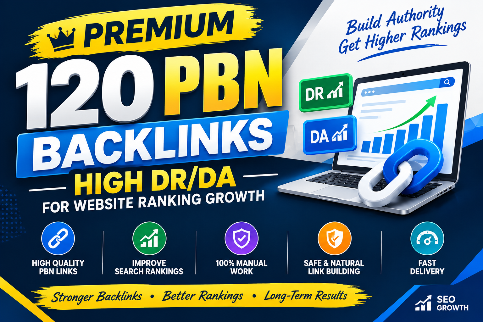 Premium 120 PBN Backlinks - High DR/DA for Website Ra...