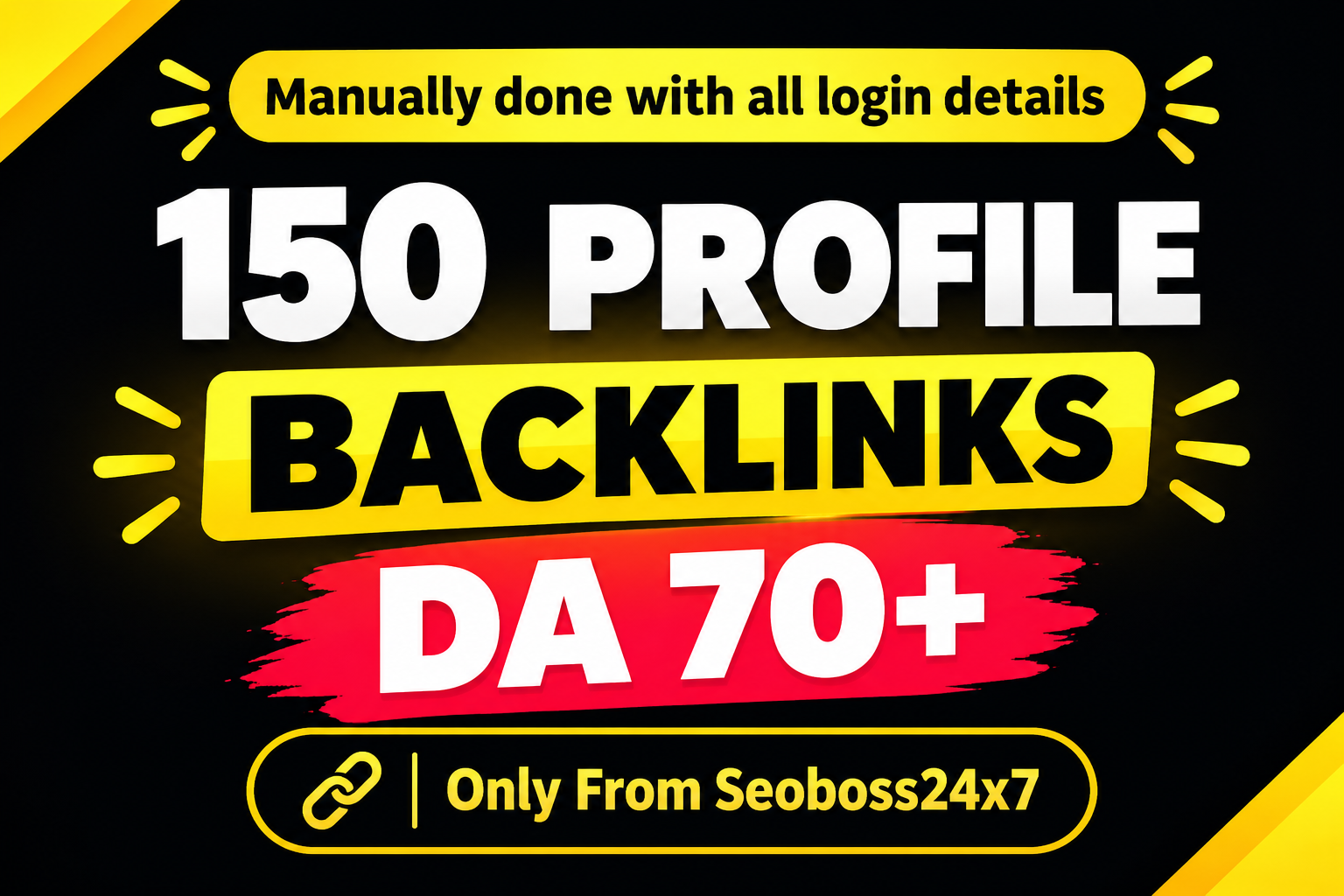 Manually create 150 High Authority Profile Backlinks ...