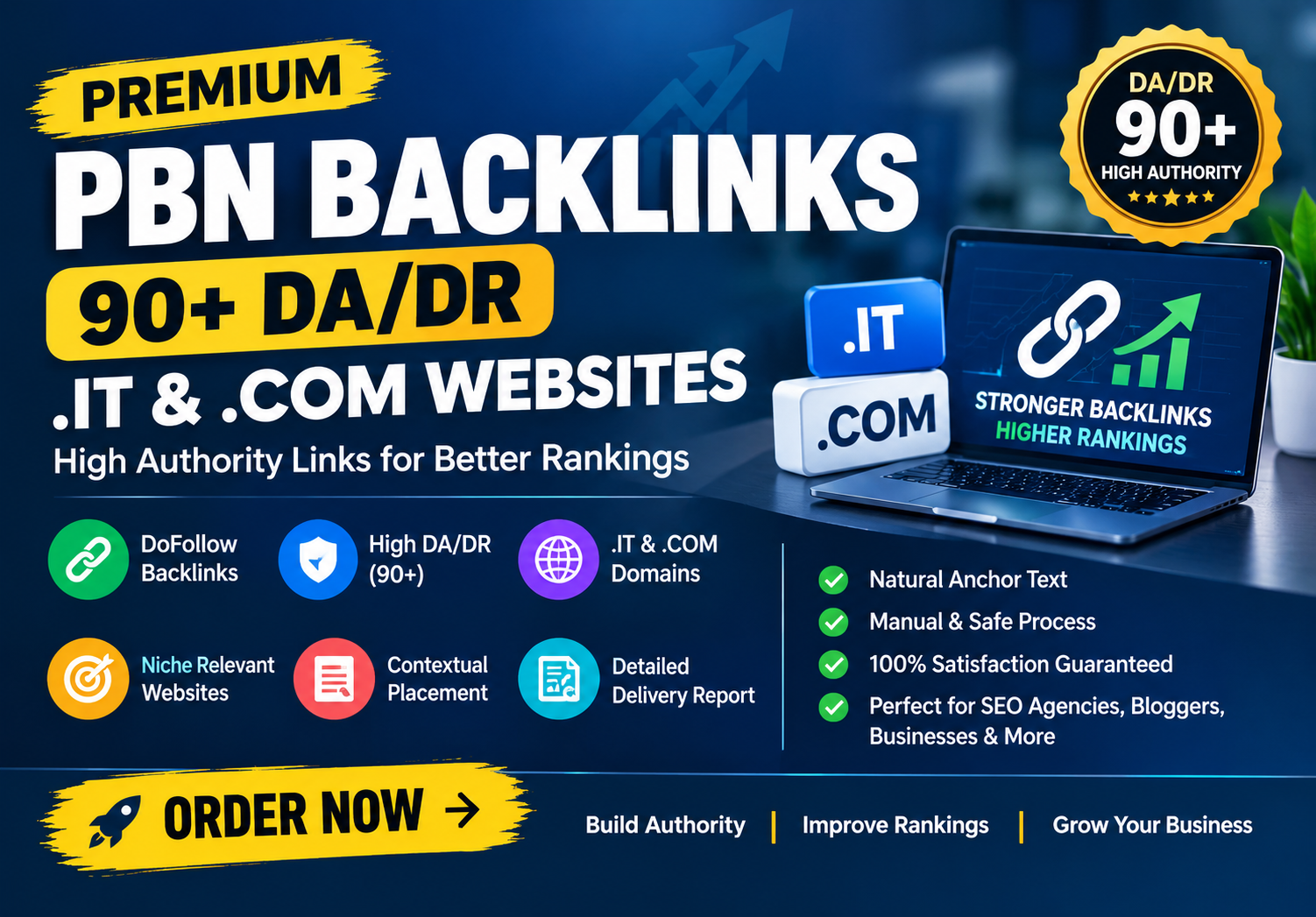 I will build high authority PBN backlinks on 90+ DA/D...