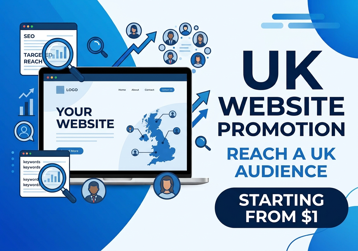 Promote your website to a UK audience for a starter c...