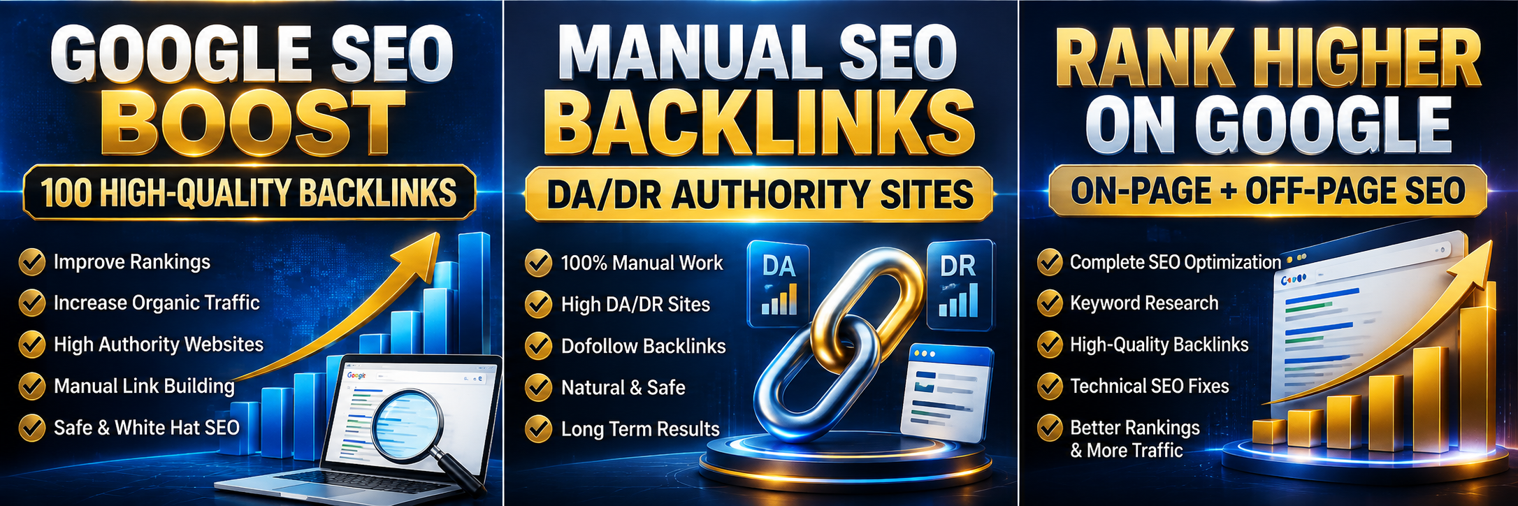 I Will Build 100 High Quality SEO Backlinks to Improv...