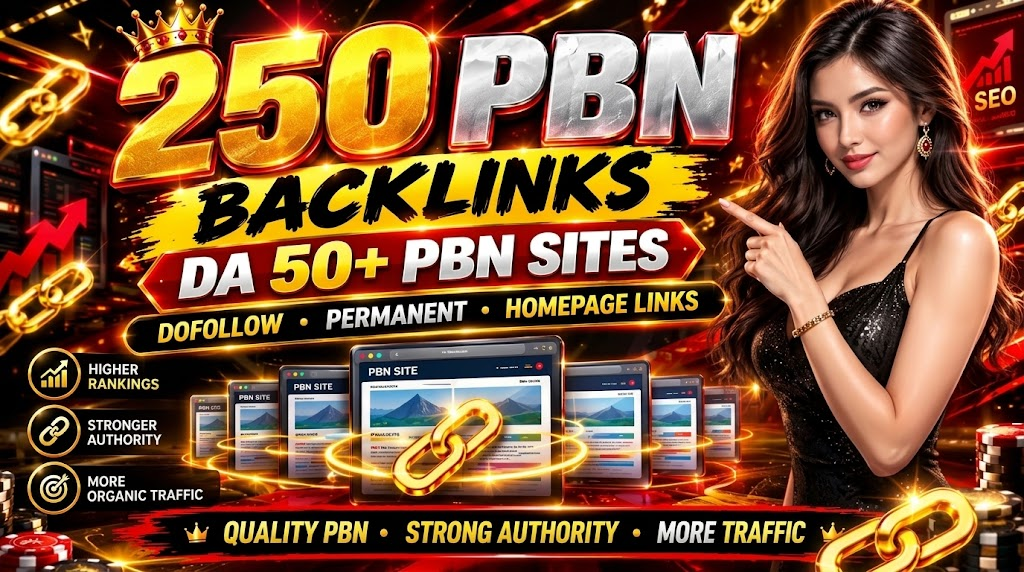 Create 250 high DA PBN backlinks for fast Google rank...