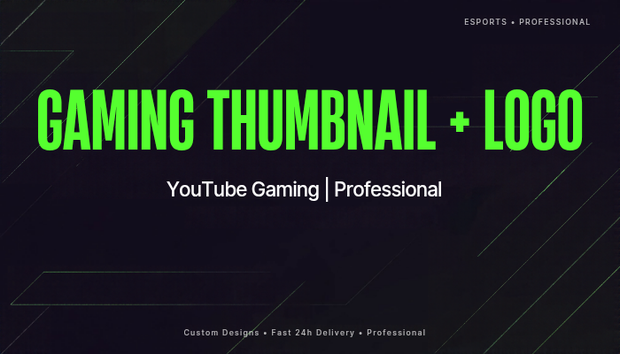 I will design eye catching YouTube gaming thumbnail a...
