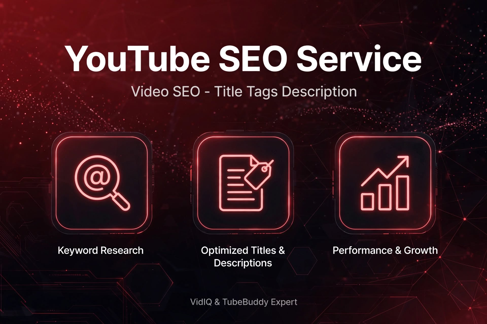 I will do YouTube video SEO optimization with title d...