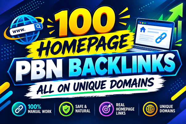 I Will Create 100 High TF CF Homepage PBN Backlinks f...