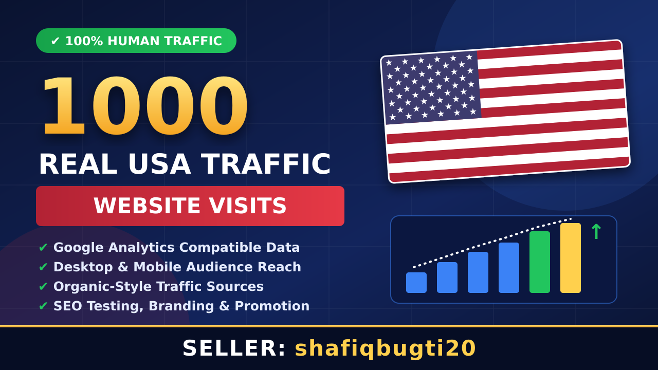 Send 1,000 Real USA Organic Visitors to Your Website ...