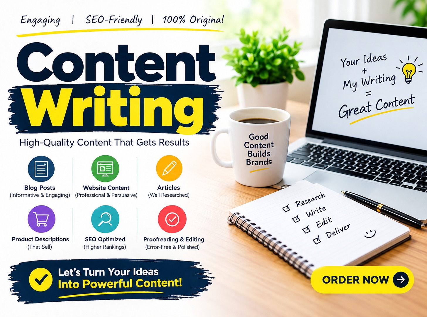 i will write SEO optimized professional content, blog...