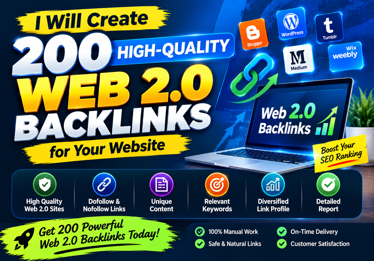I Will Create 200 High-Quality Web 2.0 Backlinks for ...