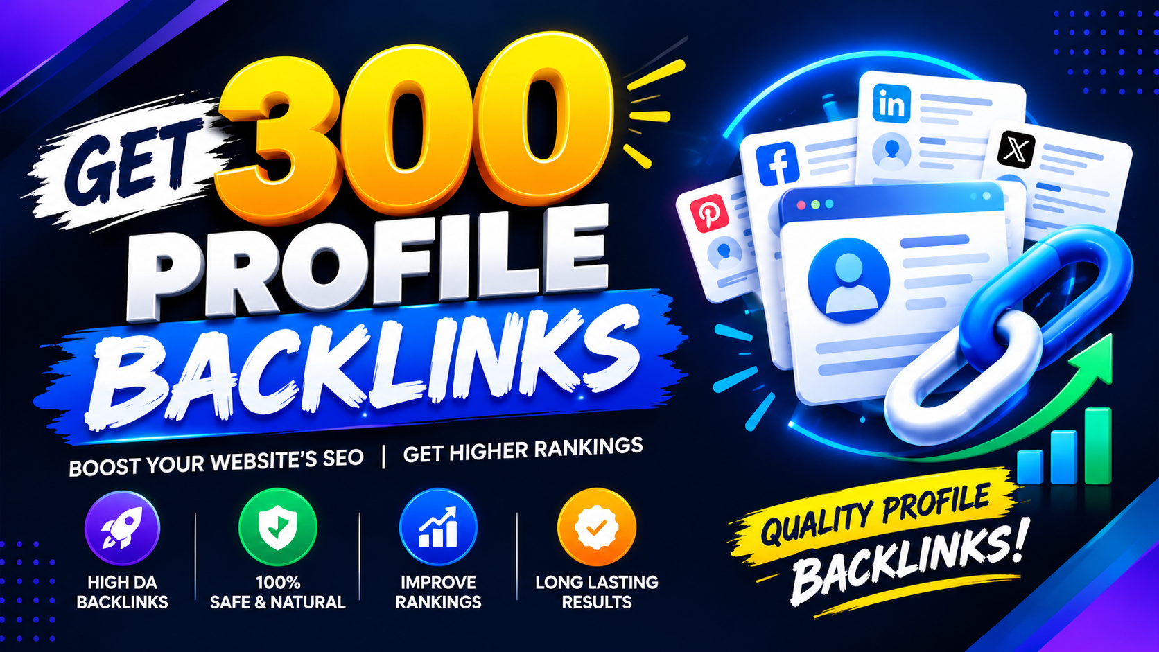 I Will Create 300 High Quality Profile Backlinks for ...