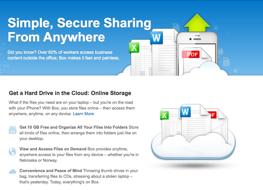 Expand your Box. com account to 50GB