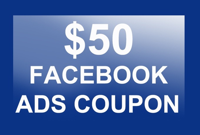 I will give 50USD Facebook Coupon Voucher Few Availab...