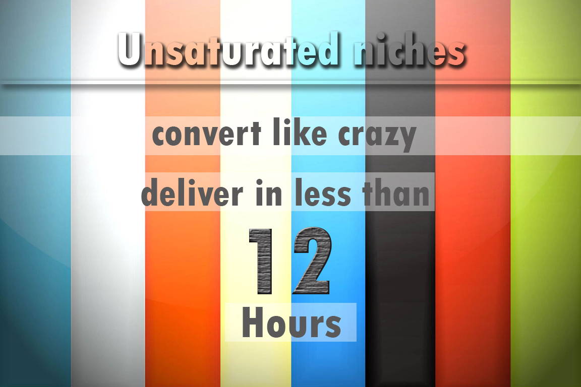 give list of newest profitable UNSATURATED niches tha...