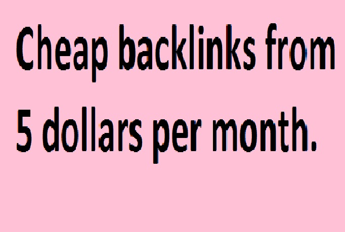 Backlink pagerank 1 to 4, very cheap, prices start ...