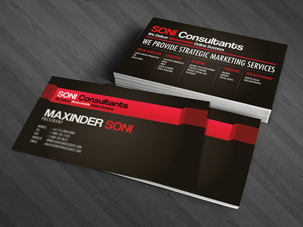 Design a Business Card Front and Back