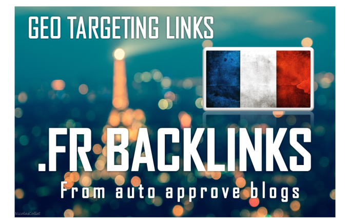 I Will Create 150 Backlinks On French Fr Blog Domains