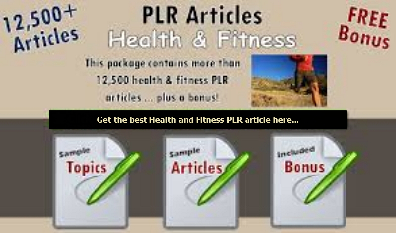 12,700+ Health and Fitness PLR Articles