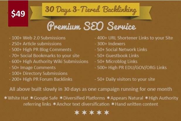 Premium Seo Service For 30 days. Guarantee Top in Goo...