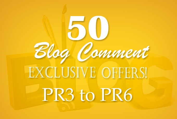 do 50 blog comment high pr2 to pr3 low obl