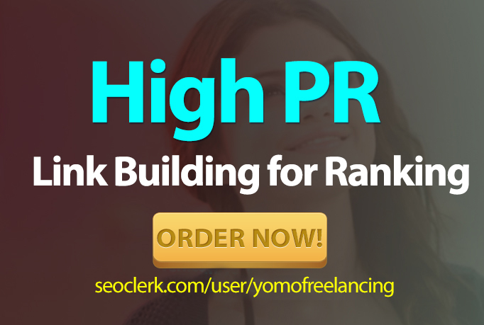 I will create SEO High Page Rank Backlinks for Rankin...