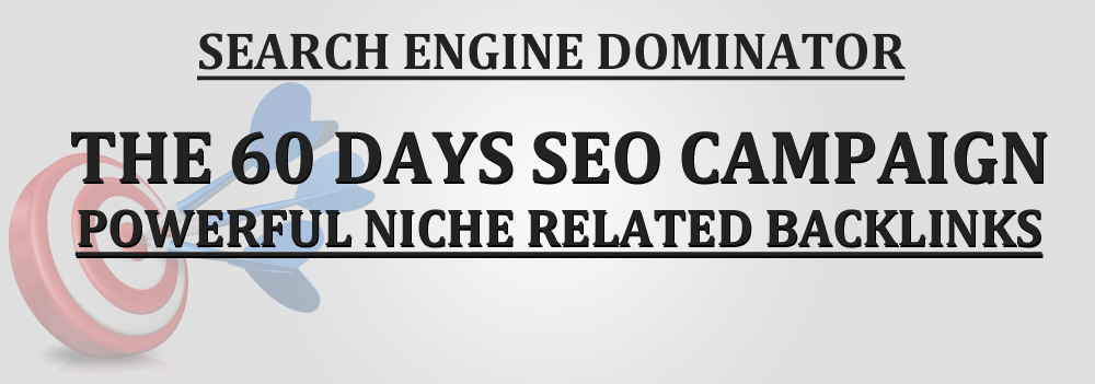 Search Engine Dominator PR 6-10 niche related Backlin...