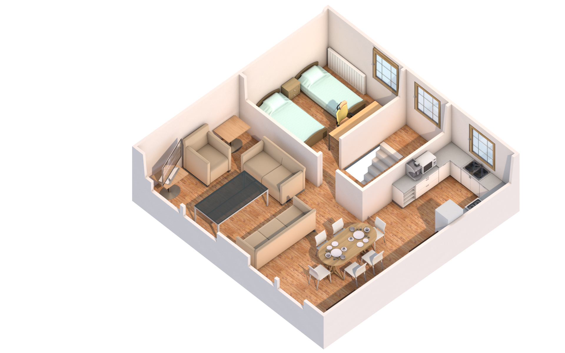 I will create 2D/3D floor plans, interior and exterio...