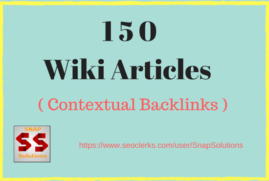Create 150 WP Submissions Contextual Backlinks