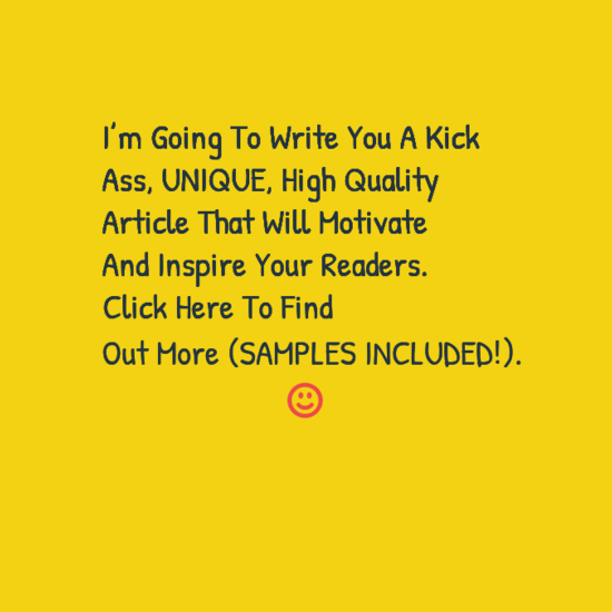 Get a unique, high quality motivational article 500 ...