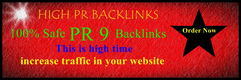 Google 1st Page Ranking with High PR Backlinks