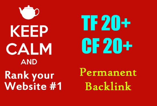 I will create 20 permanent High da pa cf PBN posts on...