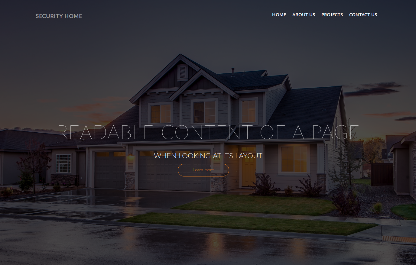 HTML to Wordpress Landing page