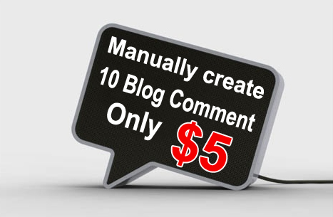 Get high quality 10 blog comments for your web site f...