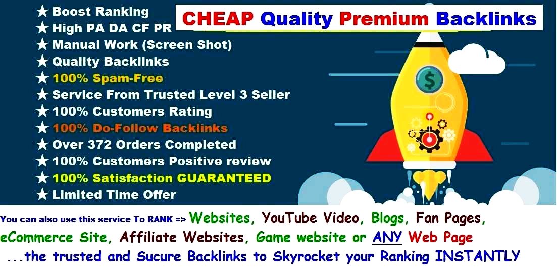 FAST GOOGLE Rank BackLinks 3090+ SEO Rank B0OSTER Gua...