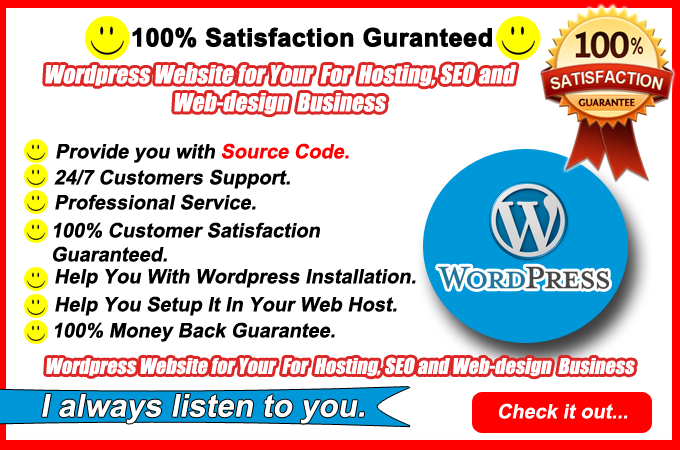 Setup Website for Your Hosting, SEO and Webdesign Bu...