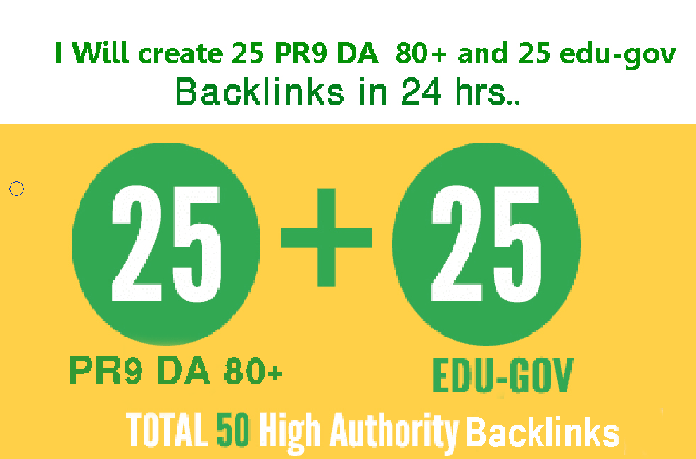 Elevate Your Ranking on GOOGLE With 25 PR9 DA 80+ and...