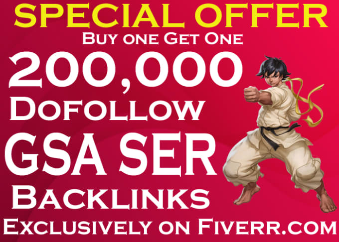Create 200,000 High Quality, GSA Ser, Backlinks, F...