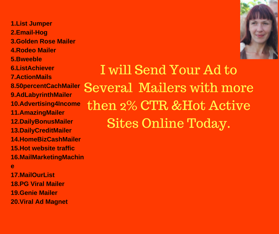 provide quality solo ad traffic by using email market...