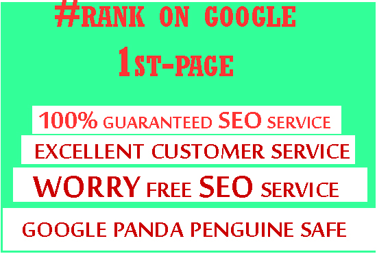 Guaranteed Rank on Google first-page with strong SEO ...