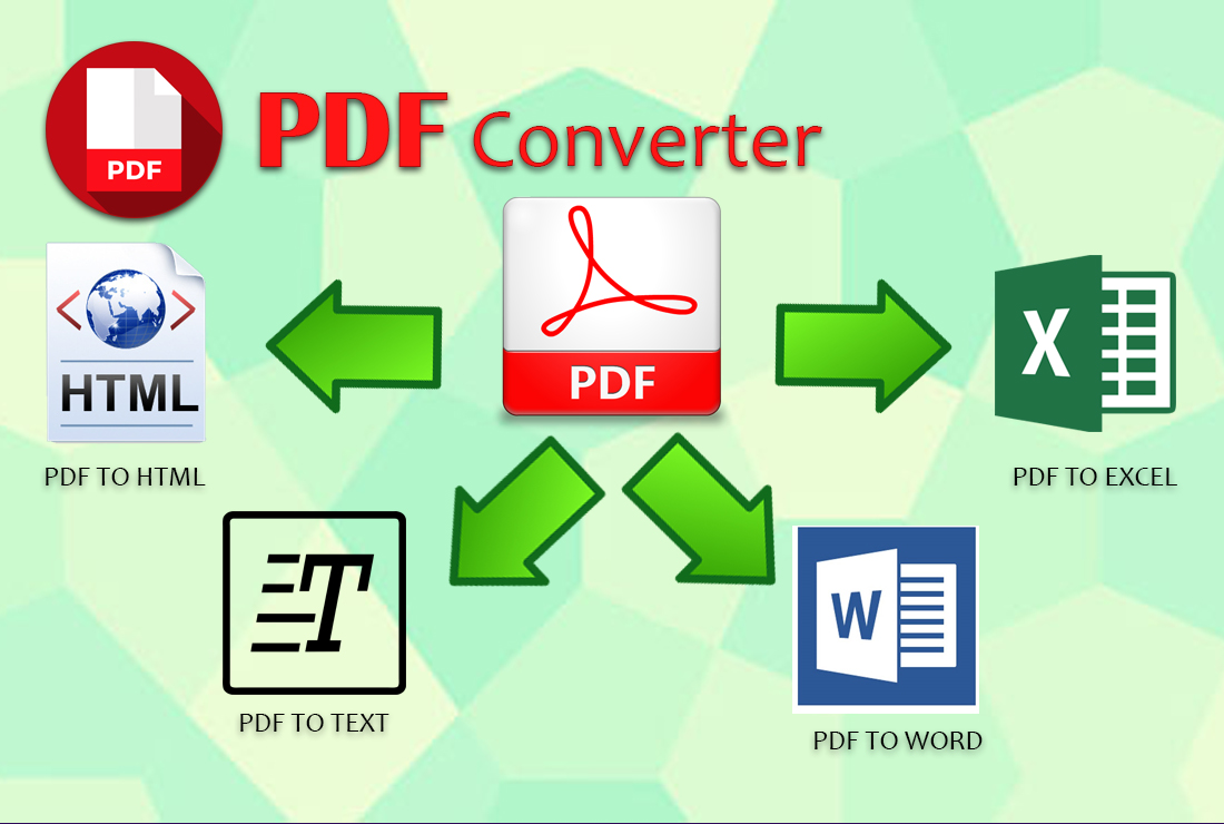 Convert PDF To Word, Excel and any format