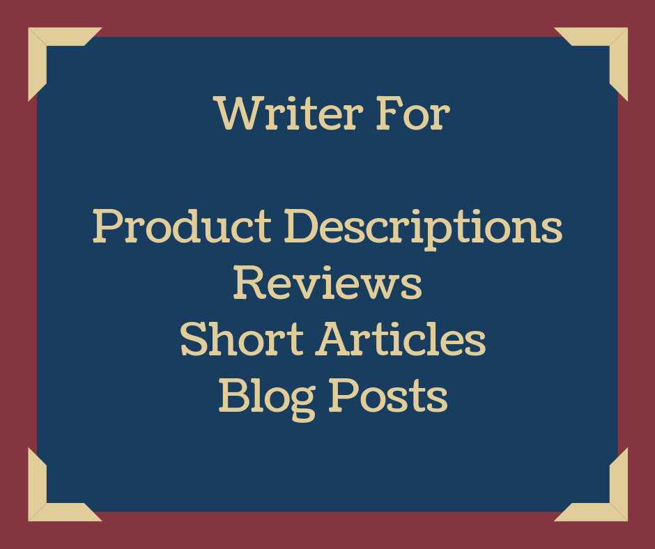Write unique product descriptions, blog posts and cu...