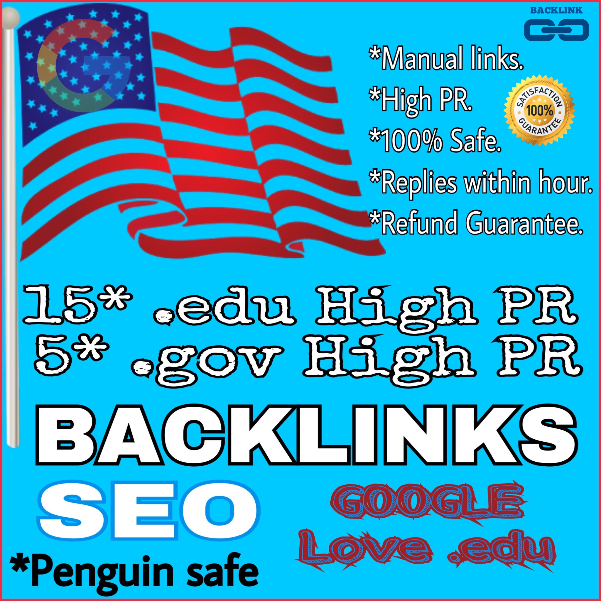 High Quality Seo 30 Gov, Edu Dofollow Backlinks