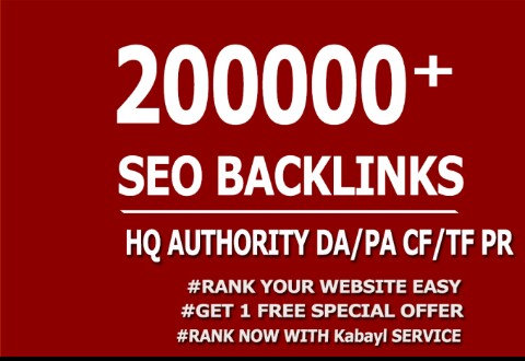 Create 2, 00,000+ high quality gsa, ser, back links f...