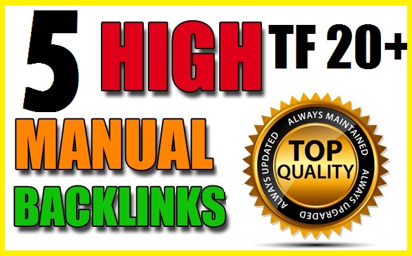 5 Quality TF 20+ PBN Backlinks with Unique Content - ...
