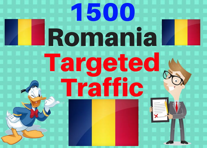 1500 Romania TARGETED traffic to your web or blog sit...