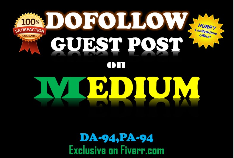 Write And Publish Guest Post On Medium PR8