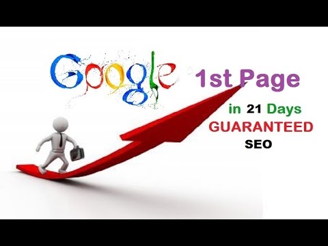 Guaranteed google First Page Rankings