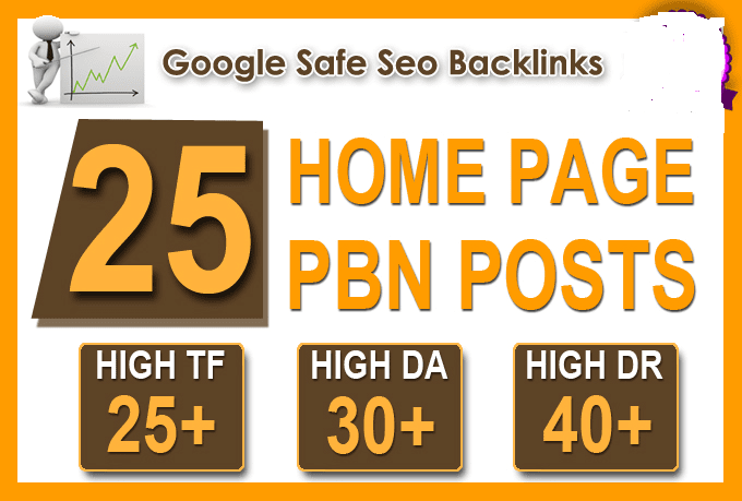 Create 25 High TF CF DA PA Homepage PBN Backlinks Per...