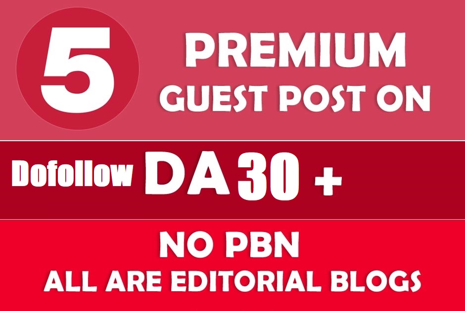 Write and Publish 5 High quality Health Guest Post Wi...