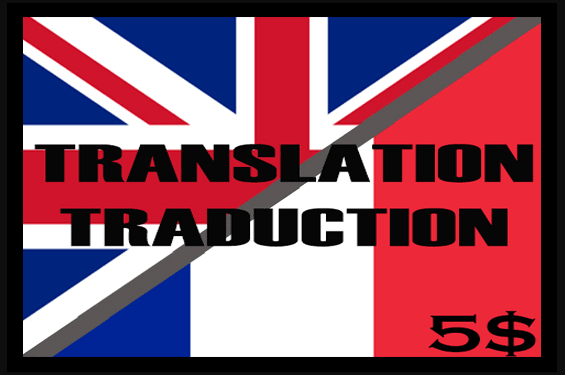 Translating your texts from French to English and vic...