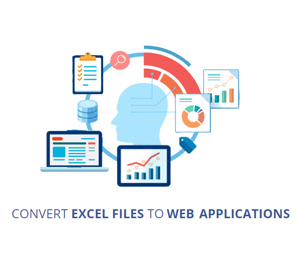 Convert excel one file or one SPREADSHEETS to web app...