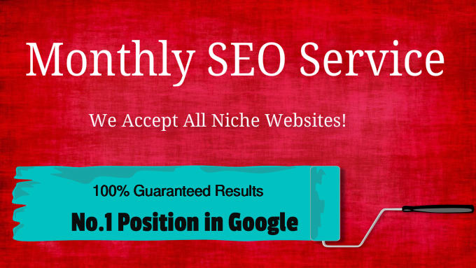 Try our Monthly SEO Services With Guaranteed Page 1 R...